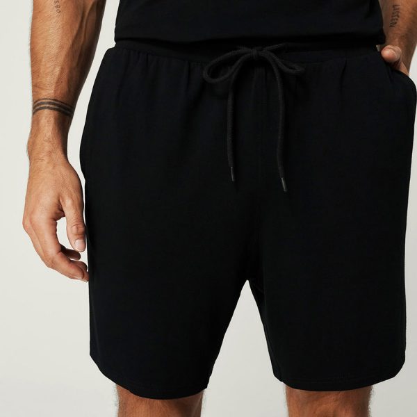 Men’s Black French Terry Shorts