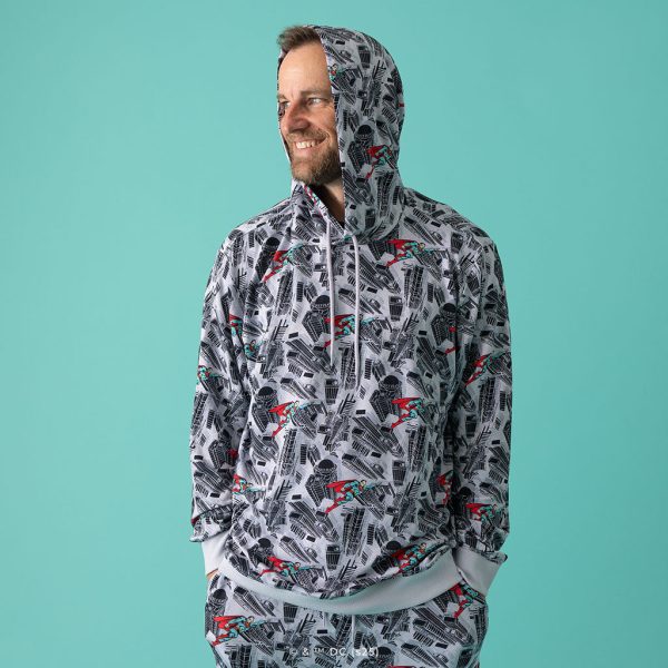 WB Superman Metropolis Men’s French Terry Pullover Hoodie