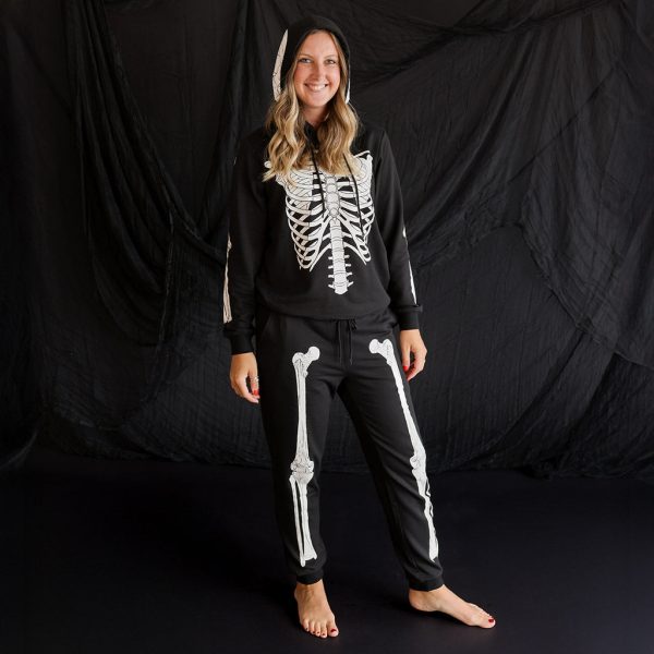 Classic Skelly Women’s Fleece Hoodie Jogger Set