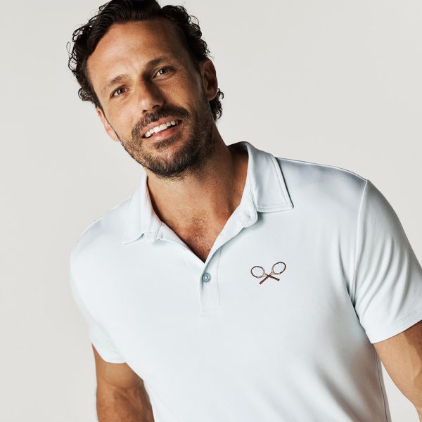 Racket Men’s French Terry Polo Shirt