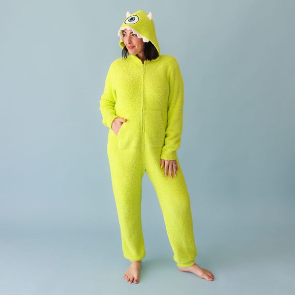 Disney Monsters, Inc. Mike Wazowski Adult Cuddle Jumpsuit