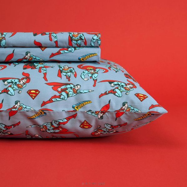 Superman Sheet Pillow Cover Set
