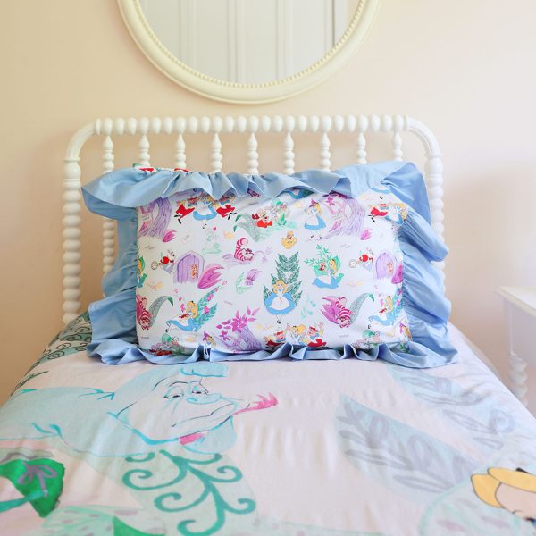 Disney Adventures in Wonderland Ruffled Pillowcase