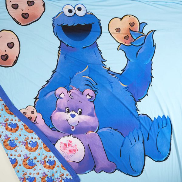 Care Bears™ Share Bear & Cookie Monster Luxe Patoo® Blanket