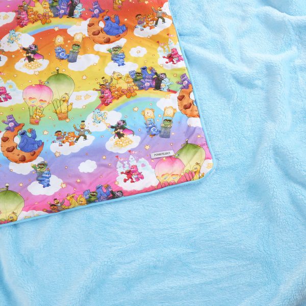 Care Bears™ x Sesame Friends Luxe Plush Patoo® Blanket