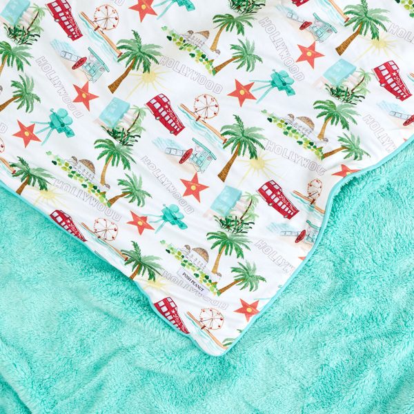 Posh Los Angeles Luxe Plush Patoo® Blanket