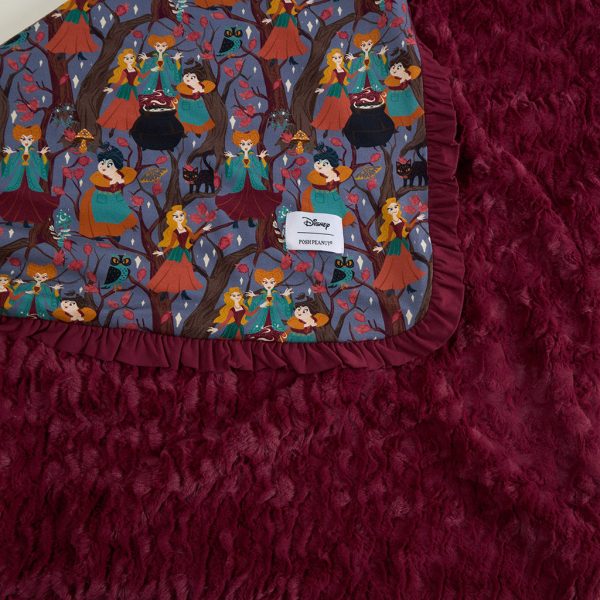 Disney Hocus Pocus Minky Ruffled Luxette Patoo® Blanket