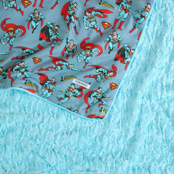 Superman Minky Luxette Patoo® Blanket