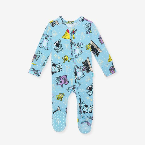Disney Monsters, Inc. Footie Zippered One Piece