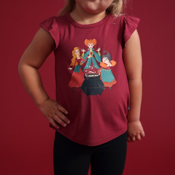 Disney Sanderson Sisters Ruffled Graphic Tee