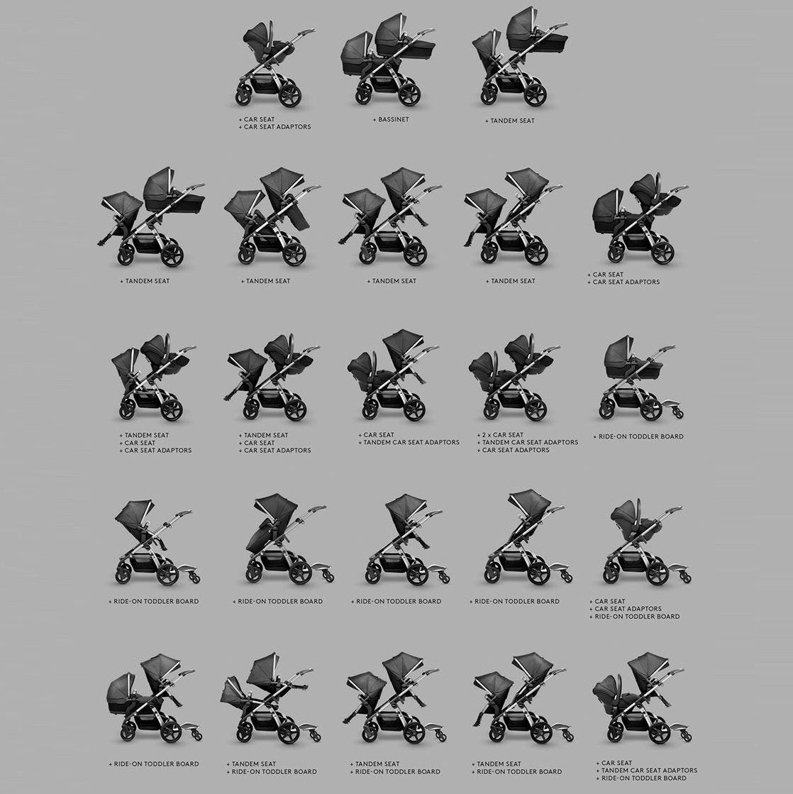 silver-cross-wave-full-stroller-configuations-2