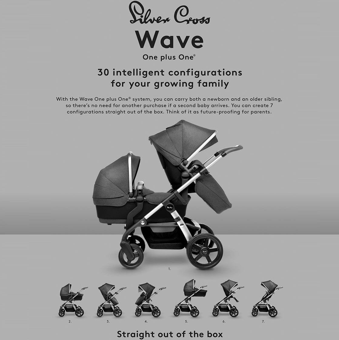 silver-cross-wave-full-stroller-configuations